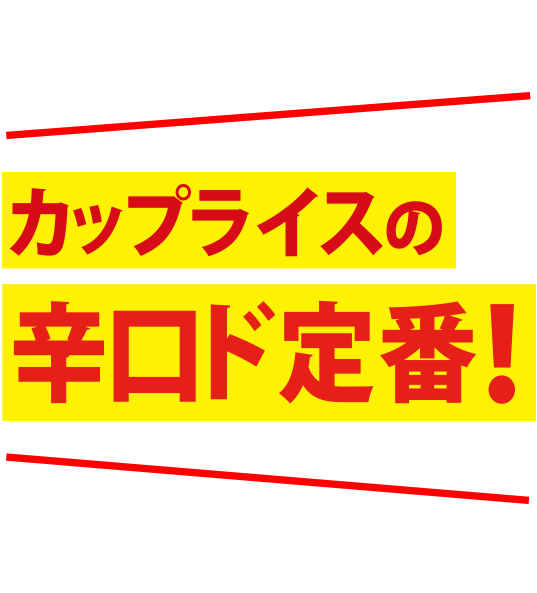 カップライスの辛口ド定番！