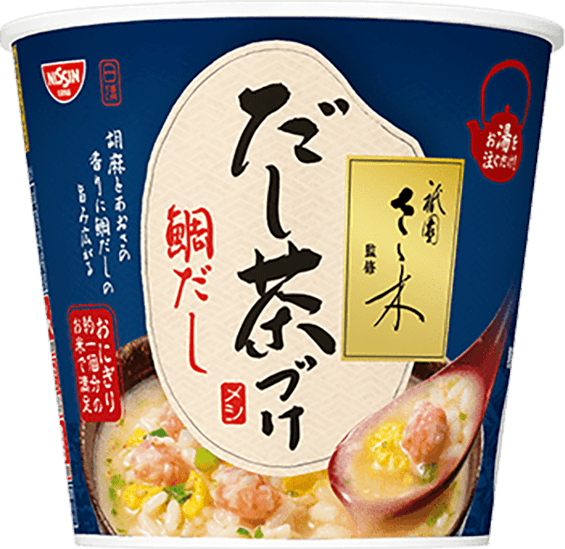祇園さゝ木監修 日清だし茶づけ 鯛だし パッケージ