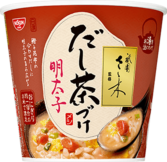 祇園さゝ木監修 日清だし茶づけ 明太子 パッケージ